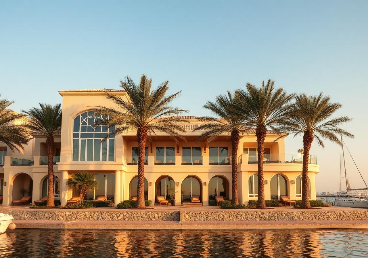 Villa de luxe au bord de la marina à Dubaï